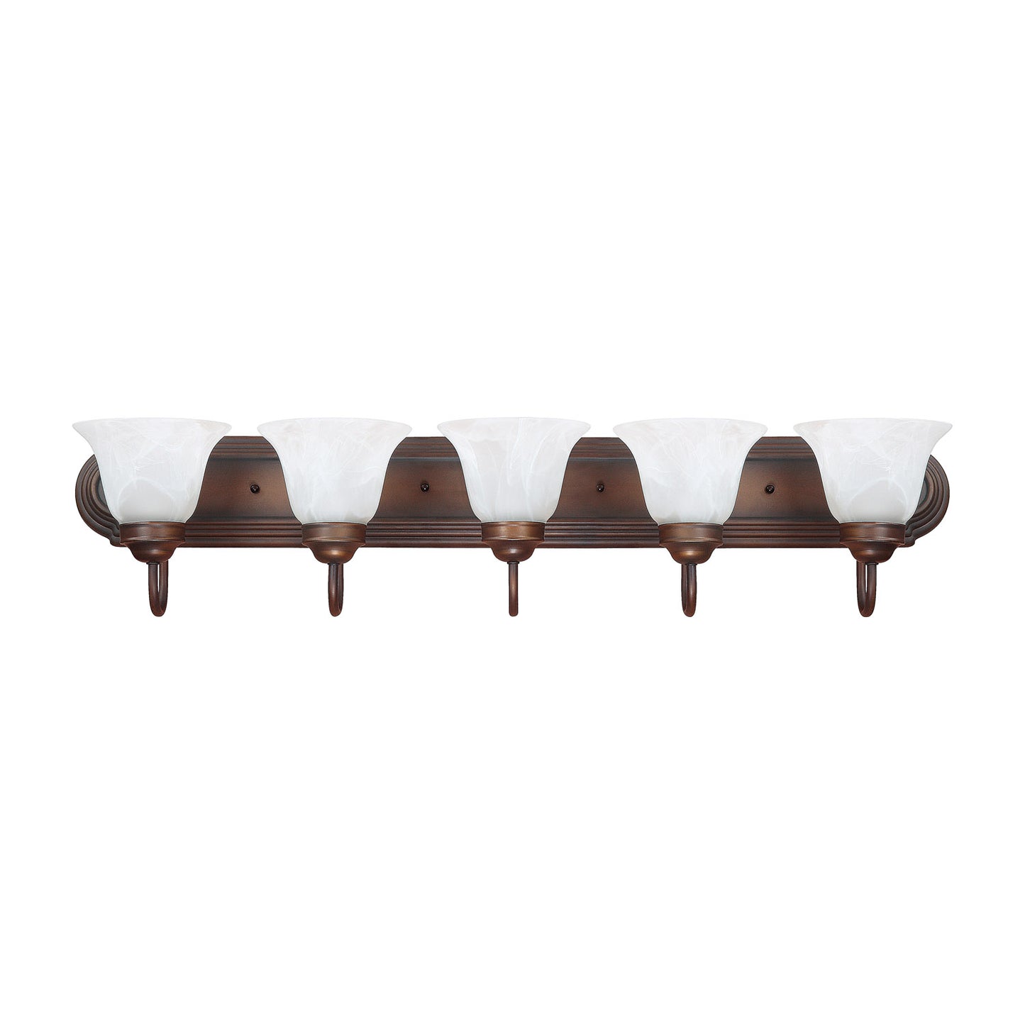 Capital Lighting - 1035BB-118 - Five Light Vanity - Arthur - Burnished Bronze