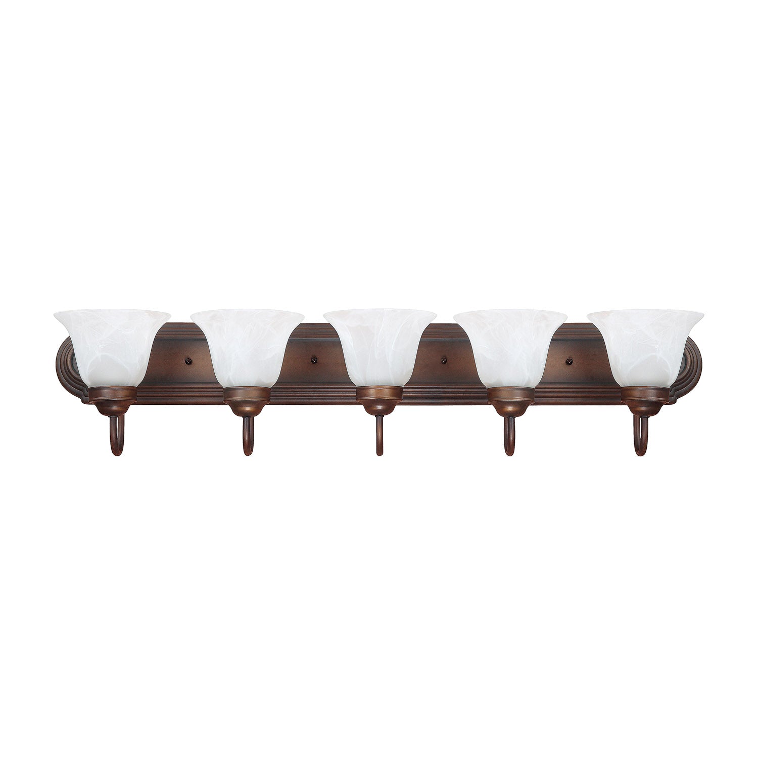 Capital Lighting - 1035BB-118 - Five Light Vanity - Arthur - Burnished Bronze