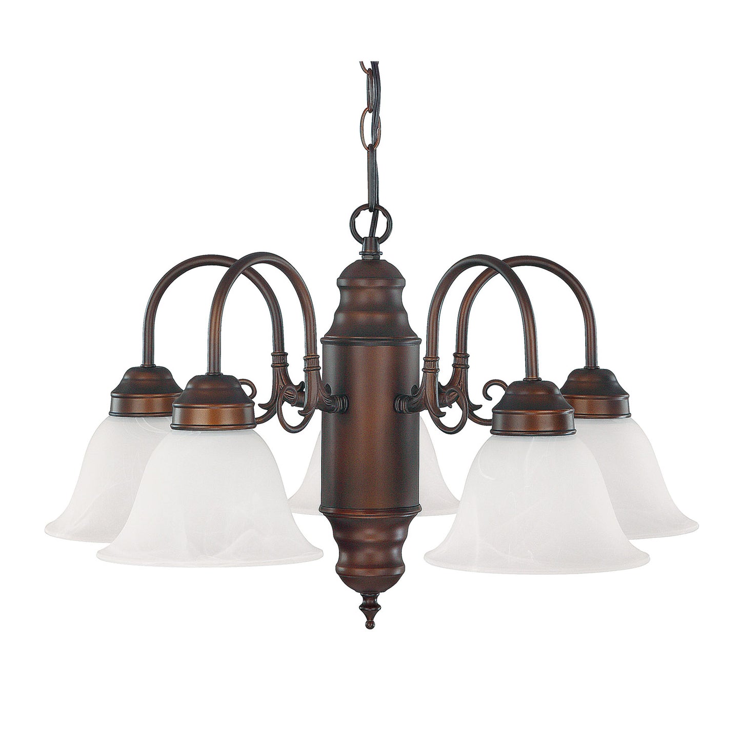 Capital Lighting - 3255BB-118 - Five Light Chandelier - David - Burnished Bronze