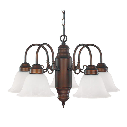 Capital Lighting - 3255BB-118 - Five Light Chandelier - David - Burnished Bronze