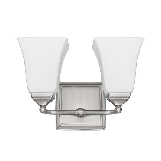 Capital Lighting - 8452BN-119 - Two Light Vanity - Cade - Brushed Nickel