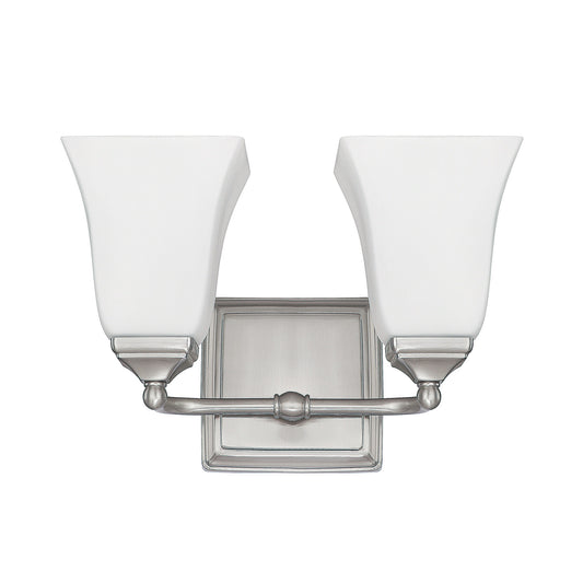 Capital Lighting - 8452BN-119 - Two Light Vanity - Cade - Brushed Nickel