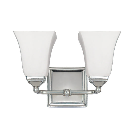 Capital Lighting - 8452PN-119 - Two Light Vanity - Cade - Polished Nickel