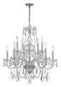 Crystorama - 1130-CH-CL-S - Ten Light Chandelier - Traditional Crystal - Polished Chrome