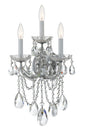 Crystorama - 4423-CH-CL-S - Three Light Wall Sconce - Maria Theresa - Polished Chrome