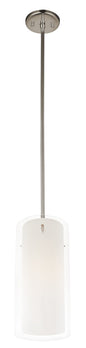 DVI Lighting - DVP9021BN-OP - One Light Mini-Pendant - Essex - Buffed Nickel With Half Opal Glass