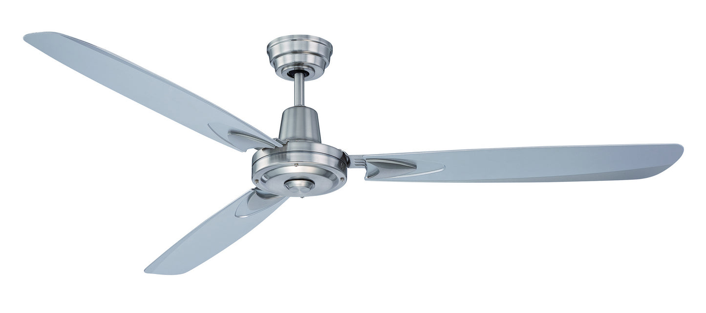 Craftmade - VE58BNK3 - 58"Ceiling Fan - Velocity - Brushed Polished Nickel