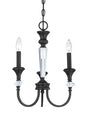 Craftmade - 26733-MBS - Three Light Chandelier - Boulevard - Mocha Bronze Silver Wash