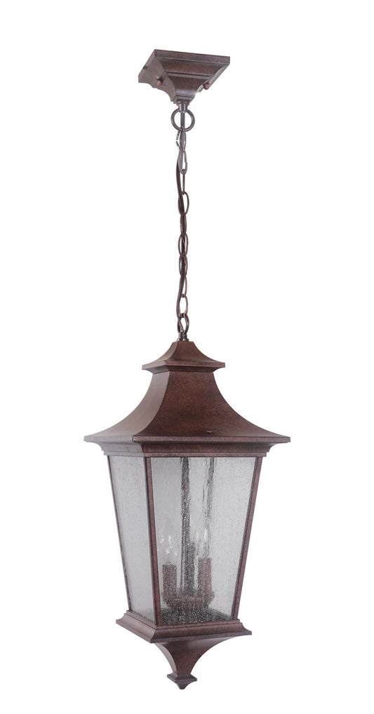 Craftmade - Z1371-AG - Three Light Outdoor Pendant - Argent - Aged Bronze Textured