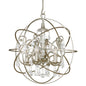 Crystorama - 9026-OS-CL-MWP - Five Light Chandelier - Solaris - Olde Silver