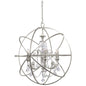 Crystorama - 9219-OS-CL-MWP - Six Light Chandelier - Solaris - Olde Silver