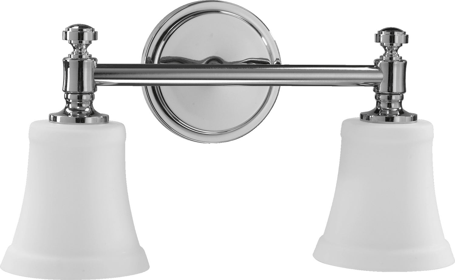 Quorum - 5122-2-14 - Two Light Vanity Light - 5122 Satin Opal Vanities - Chrome