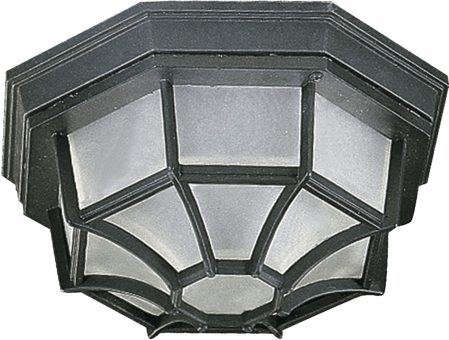 Quorum - 3086-11-15 - One Light Ceiling Mount - 3086 Ceiling Mounts - Black