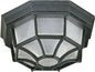 Quorum - 3086-11-15 - One Light Ceiling Mount - 3086 Ceiling Mounts - Black