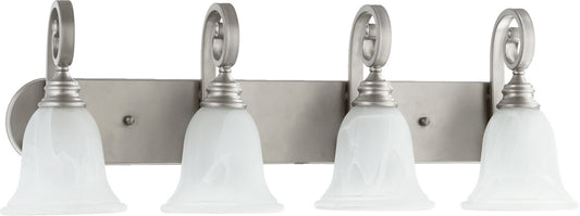 Quorum - 5154-4-64 - Four Light Vanity - Bryant - Classic Nickel