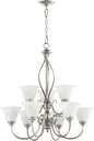 Quorum - 6010-9-64 - Nine Light Chandelier - Spencer - Classic Nickel