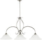 Quorum - 6510-3-64 - Three Light Island Pendant - Spencer - Classic Nickel