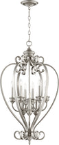 Quorum - 6854-9-64 - Nine Light Entry Pendant - Bryant - Classic Nickel