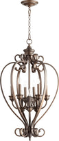 Quorum - 6854-9-86 - Nine Light Entry Pendant - Bryant - Oiled Bronze