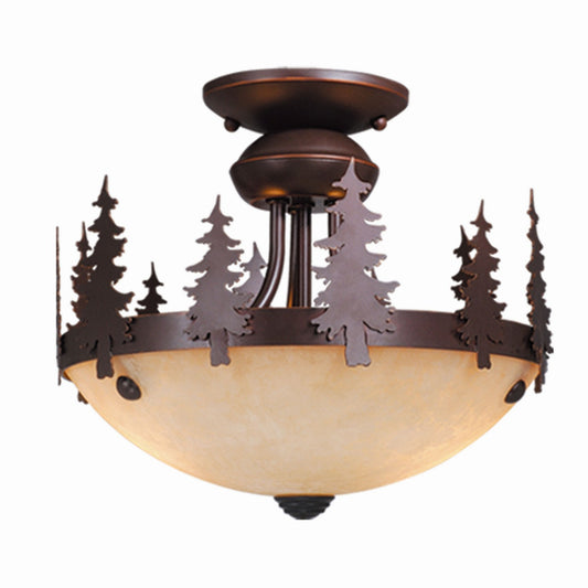 Vaxcel - LK55512BBZ-C - LED Fan Light Kit or Semi Flush Ceiling Light - Yosemite - Burnished Bronze