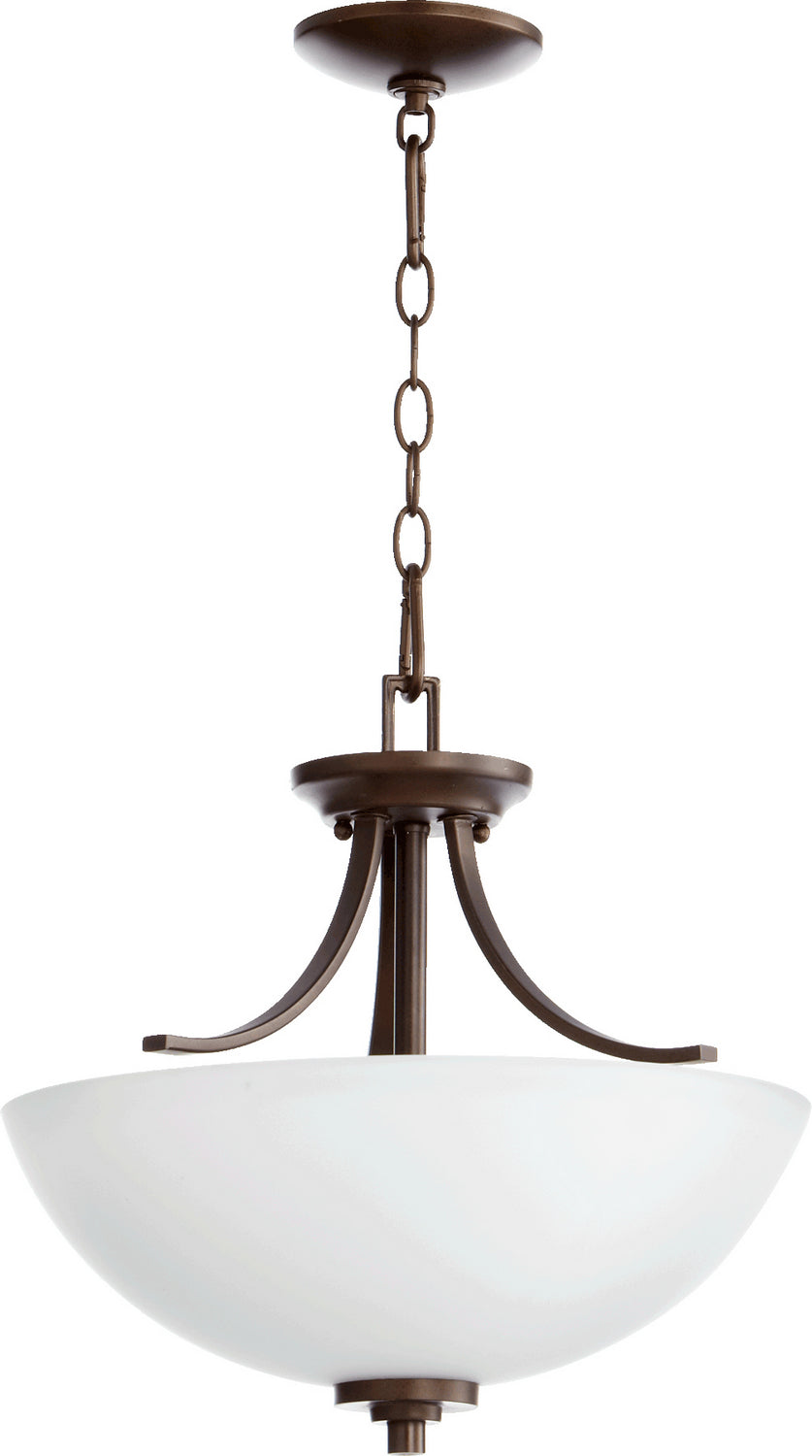 Quorum - 2760-16-86 - Three Light Dual Mount - Reyes - Oiled Bronze