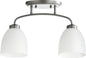 Quorum - 3260-2-64 - Two Light Ceiling Mount - Reyes - Classic Nickel