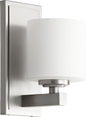 Quorum - 5669-1-65 - One Light Wall Mount - 5669 Cylinder Lighting Series - Satin Nickel