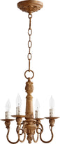 Quorum - 6006-4-94 - Four Light Chandelier - Salento - French Umber