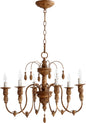 Quorum - 6316-6-94 - Six Light Chandelier - Salento - French Umber