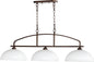 Quorum - 6660-3-86 - Three Light Island Pendant - Reyes - Oiled Bronze