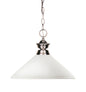 Z-Lite - 100701BN-AMO14 - One Light Pendant - Shark - Brushed Nickel