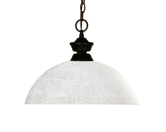 Z-Lite - 100701BRZ-DWL14 - One Light Pendant - Riviera - Bronze