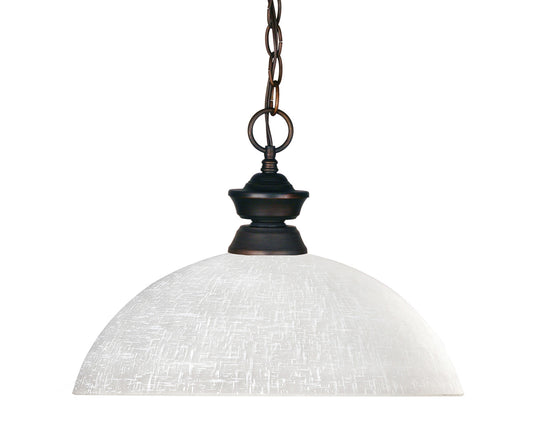 Z-Lite - 100701OB-DWL14 - One Light Pendant - Riviera - Olde Bronze