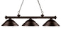 Z-Lite - 200-3BRZ-SBRZ - Three Light Billiard - Riviera - Bronze