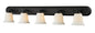 Z-Lite - 703-5V-MB - Five Light Vanity - Lagoon - Matte Black