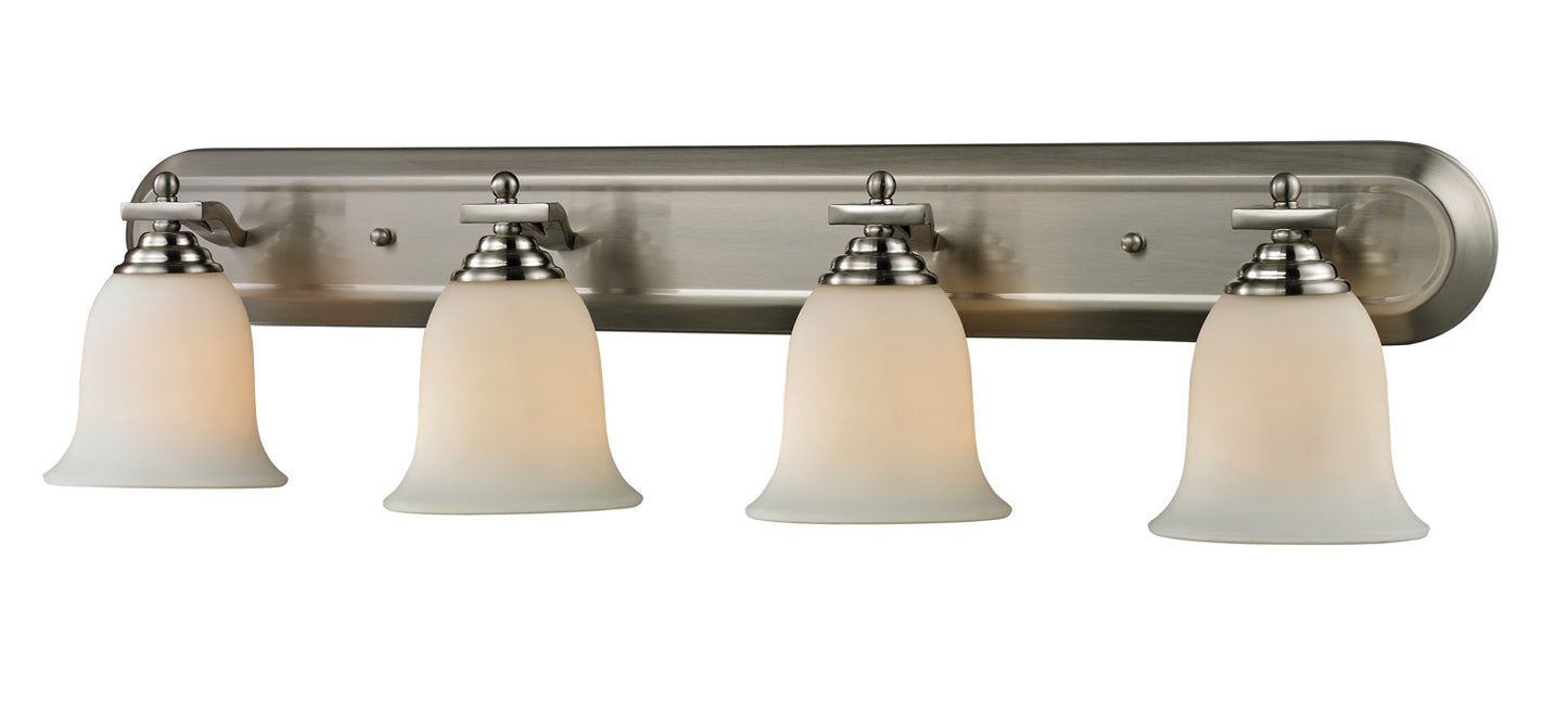 Z-Lite - 704-4V-BN - Four Light Vanity - Lagoon - Brushed Nickel