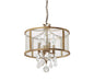 Capital Lighting - 9484AG-CR - Four Light Pendant - Blakely - Antique Gold