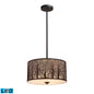 ELK Home - 31074/3-LED - LED Pendant - Woodland Sunrise - Aged Bronze
