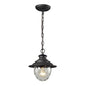 ELK Home - 45041/1 - One Light Outdoor Pendant - Searsport - Weathered Charcoal