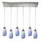 ELK Home - 110-6RC-SW - Six Light Pendant - Milan - Satin Nickel
