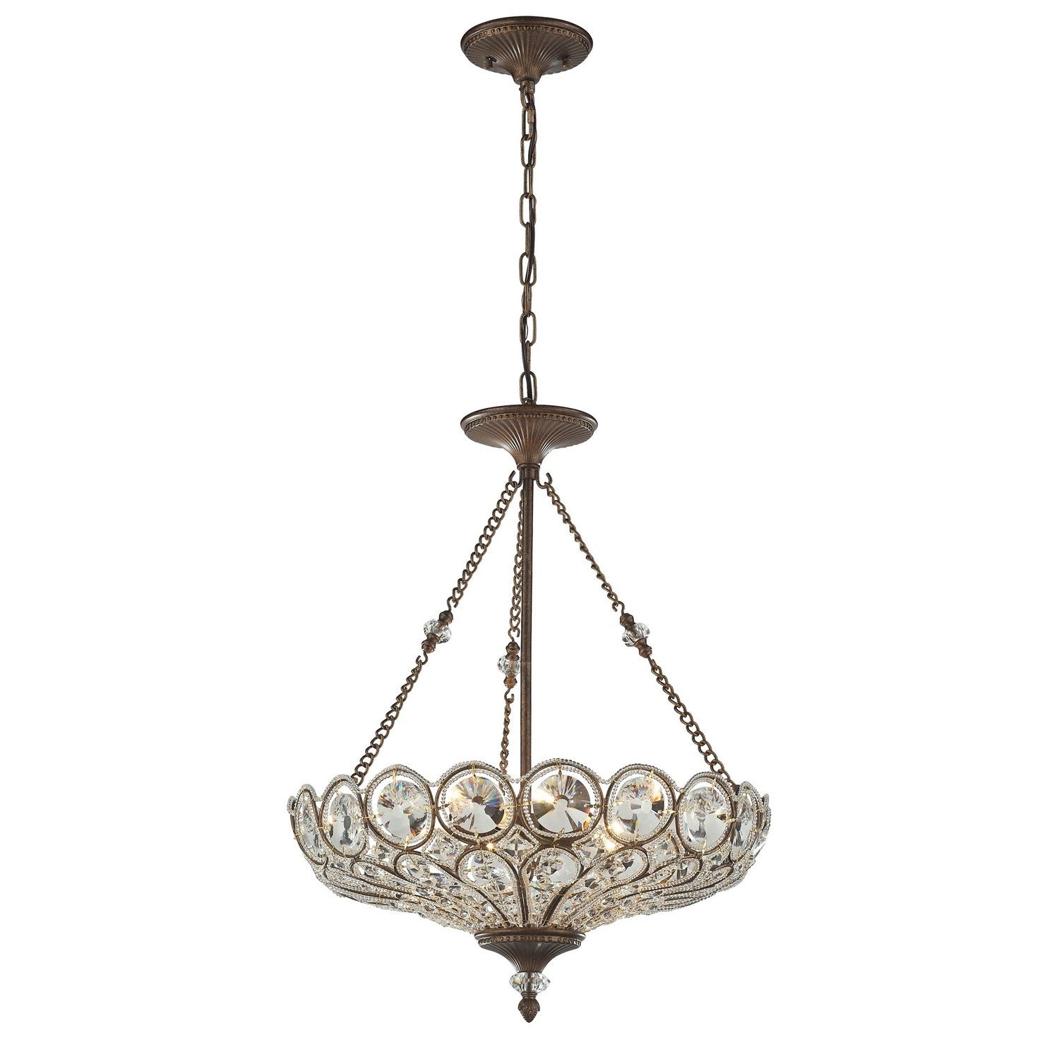 ELK Home - 12024/5 - Five Light Chandelier - Christina - Mocha