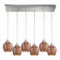 ELK Home - 528-6RC-MLT - Six Light Pendant - Fusion - Satin Nickel