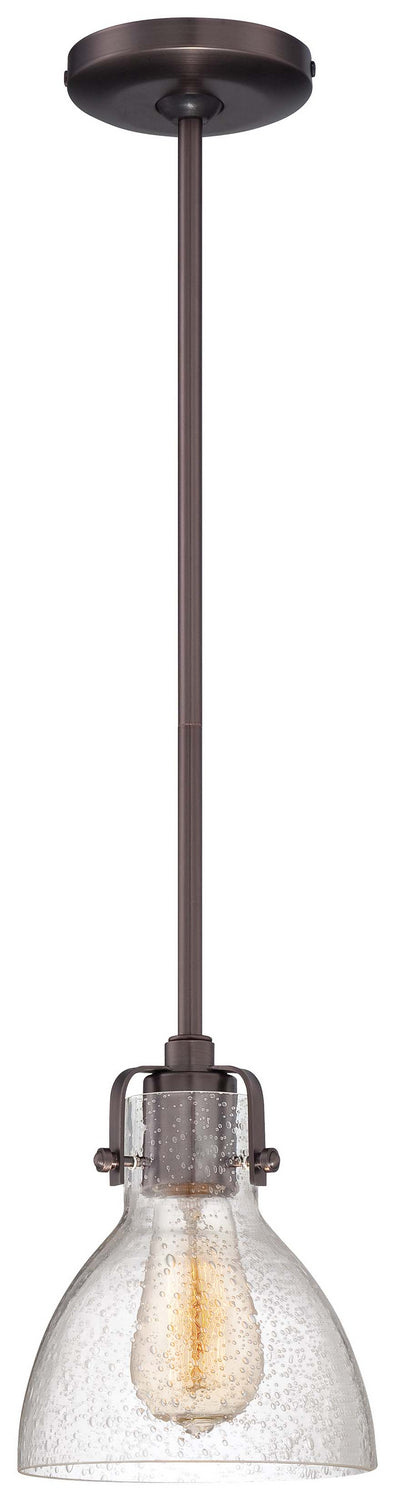 Minka-Lavery - 2244-267C - One Light Mini Pendant - Dark Brushed Bronze (Plated)