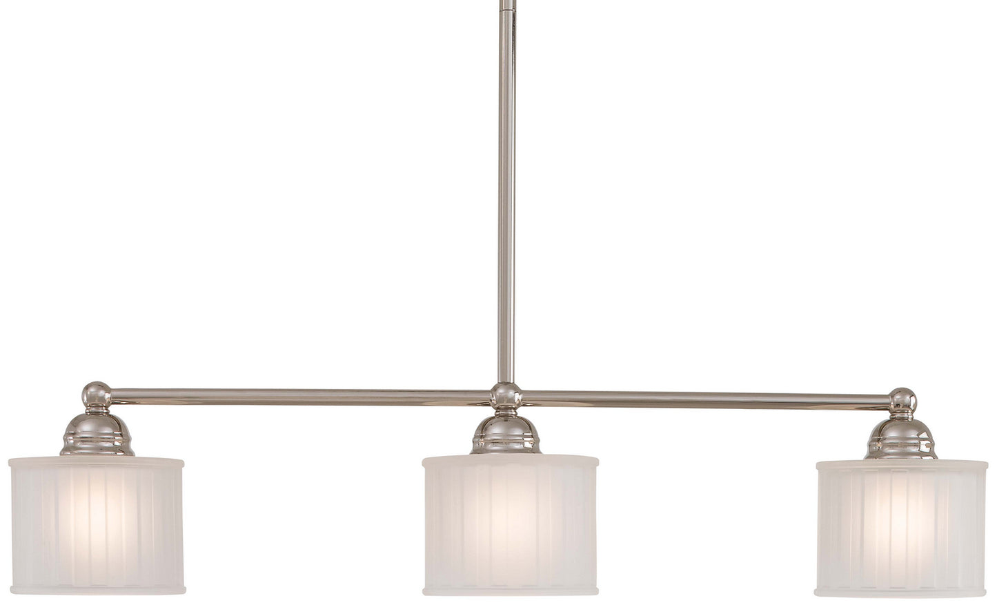 Minka-Lavery - 1734-613 - Three Light Island Pendant - 1730 Series - Polished Nickel