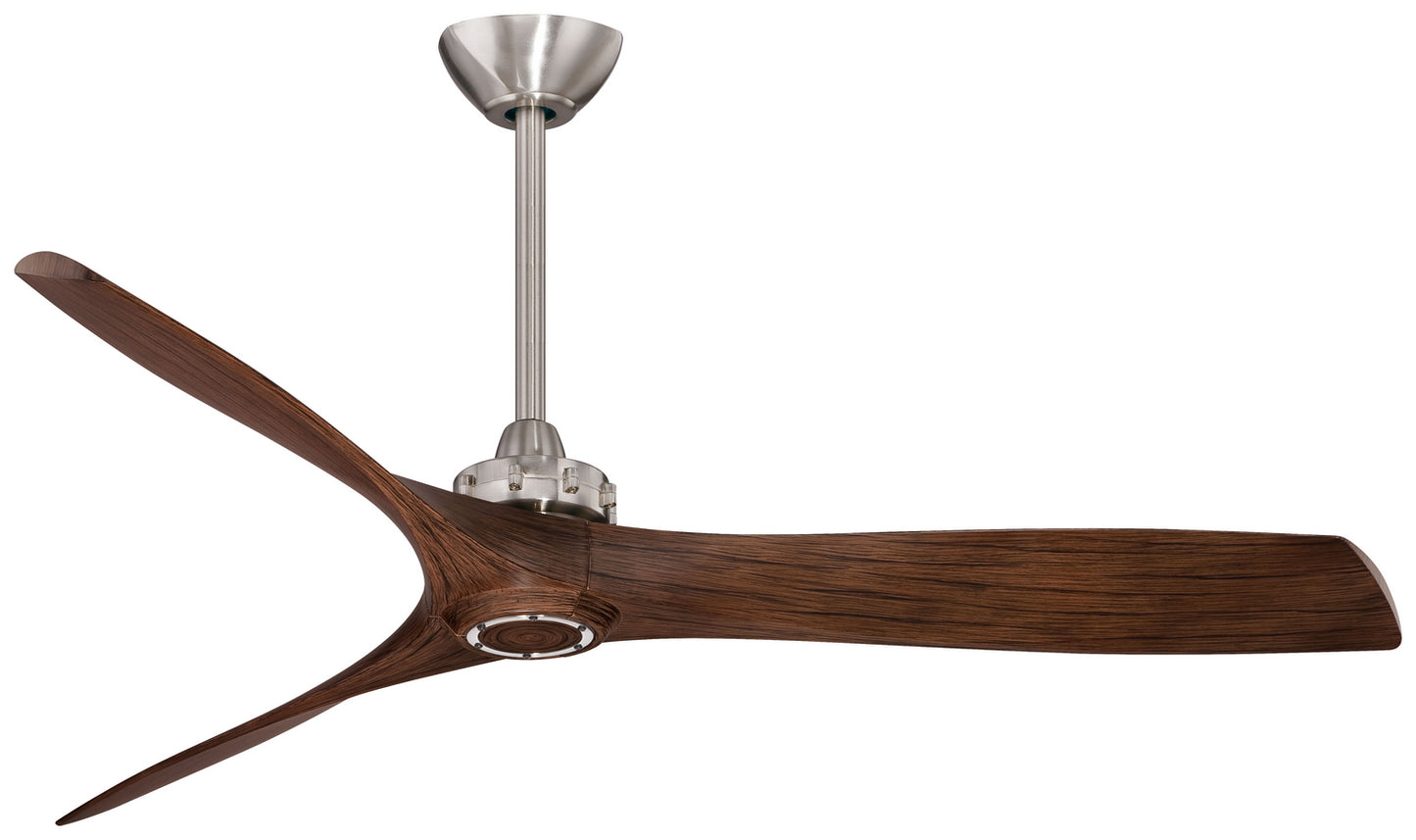 Minka Aire - F853-BN/MM - 60"Ceiling Fan - Aviation - Brushed Nickel W/ Medium Maple
