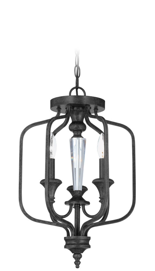 Craftmade - 26723-MBS - Three Light Convertible Semi Flush - Boulevard - Mocha Bronze Silver Wash