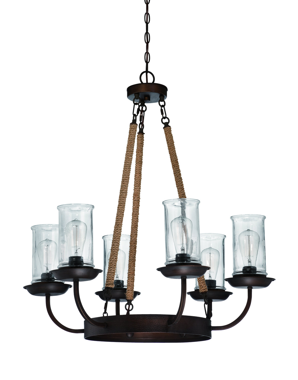 Craftmade - 36126-ABZ - Six Light Chandelier - Thornton - Aged Bronze Brushed