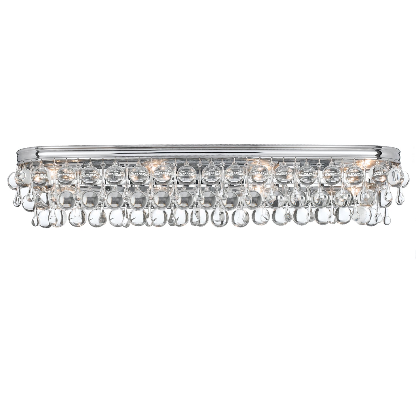 Crystorama - 134-CH - Eight Light Bathroom Vanity - Calypso - Polished Chrome