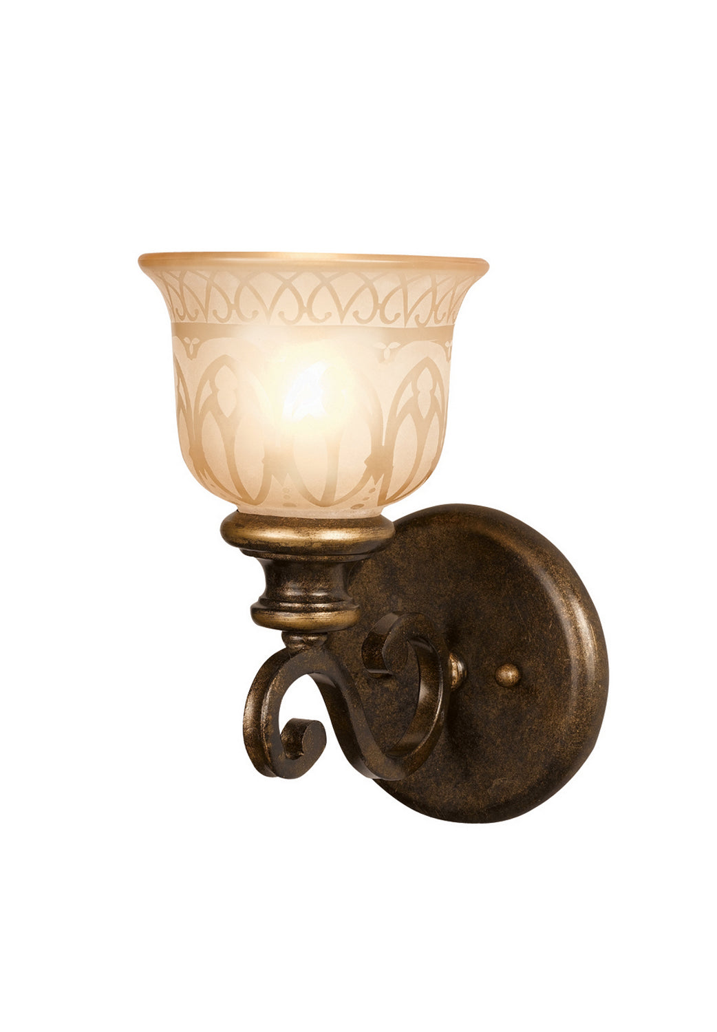 Crystorama - 7401-BU - One Light Wall Sconce - Norwalk - Bronze Umber