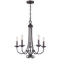 ELK Home - 1505CH/10 - Five Light Chandelier - Williamsport - Oil Rubbed Bronze